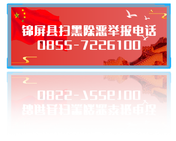 锦屏县扫黑除恶举报电话